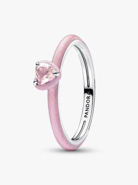 Pandora Pink Chakra Heart Ring
